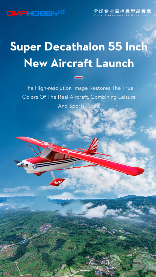 OMPHobby Super Decathlon green 1400mm PNP